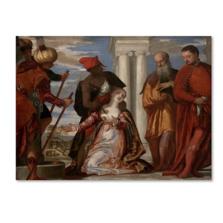 Paolo Veronese 'Martyrdom Of Saint Justina' Canvas Art,18x24